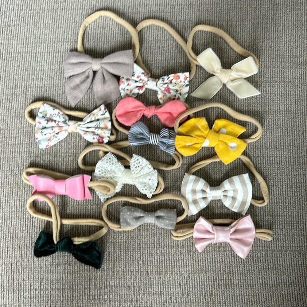 13 pieces - Cute baby headbands